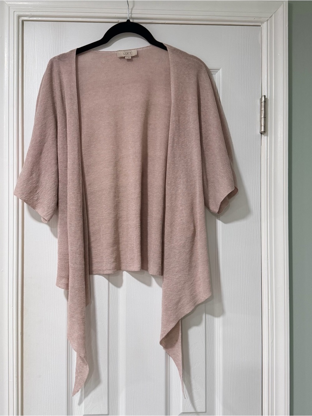 Cream Open-Front Women’s Sweater